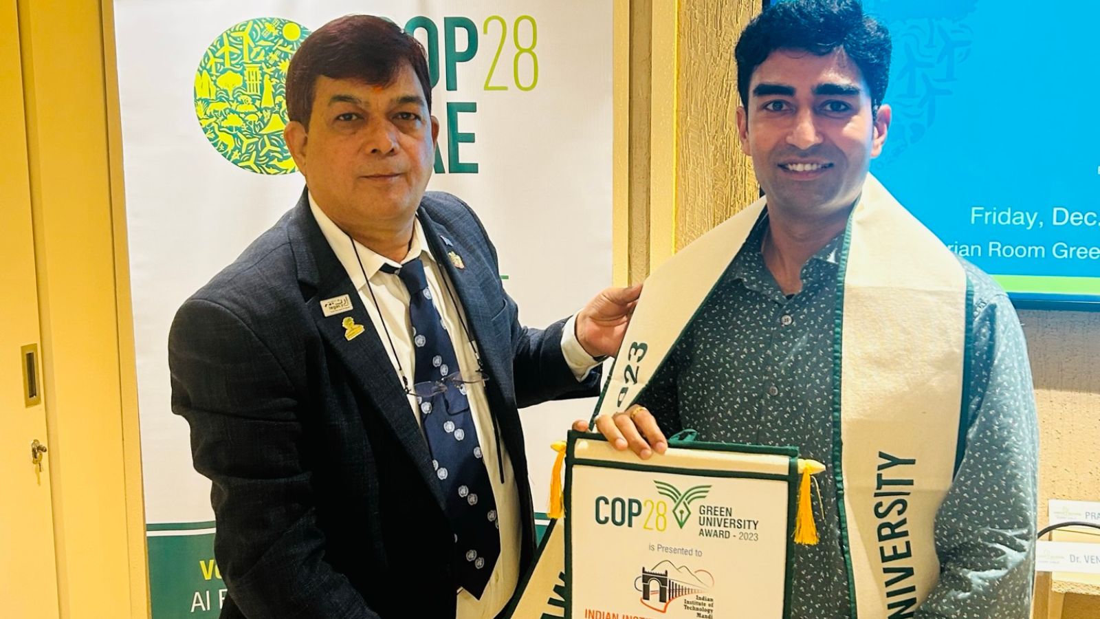 'This achievement is the result of the unwavering efforts, commitment, and groundwork carried out by the faculty, staff, and student community through various activities,' IIT Mandi director said.