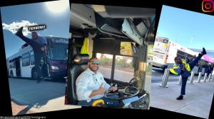 Indian bus driver in the US displays his sensational martial arts skills