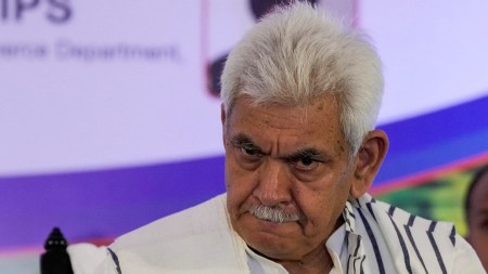 Jammu and Kashmir security, J&K security situation, abrogation of Article 370, J&K LG Manoj Sinha, west Bengal, TMC, Calcutta Chamber of Commerce, indian express news