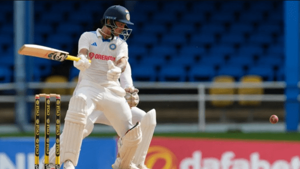 Ishan Kishan in action on his debut Test match against West Indies. (File)