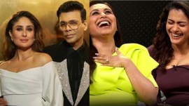 Koffee With Karan 8- Karan Johar- Kareena Kapoor- Rani Mukerji- Kajol