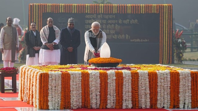 Modi Vajpayee tribute