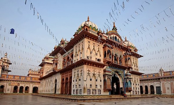 Janaki temple in Janakpur, Nepal