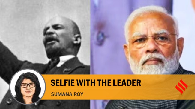 Union Education Minister Dharmendra Pradhan on Thursday said colleges have been asked to set up selfie points with pictures of Prime Minister Narendra Modi because he has made the country proud globally but it is not mandatory for students to click photos.