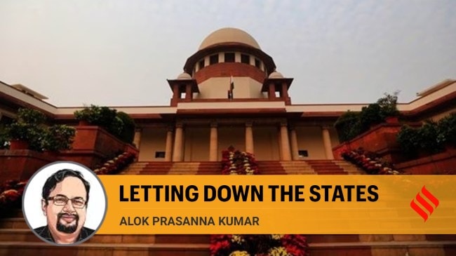 While accepting that federalism is a basic feature of the Constitution, the SC still holds that the Union may extinguish statehood at will.