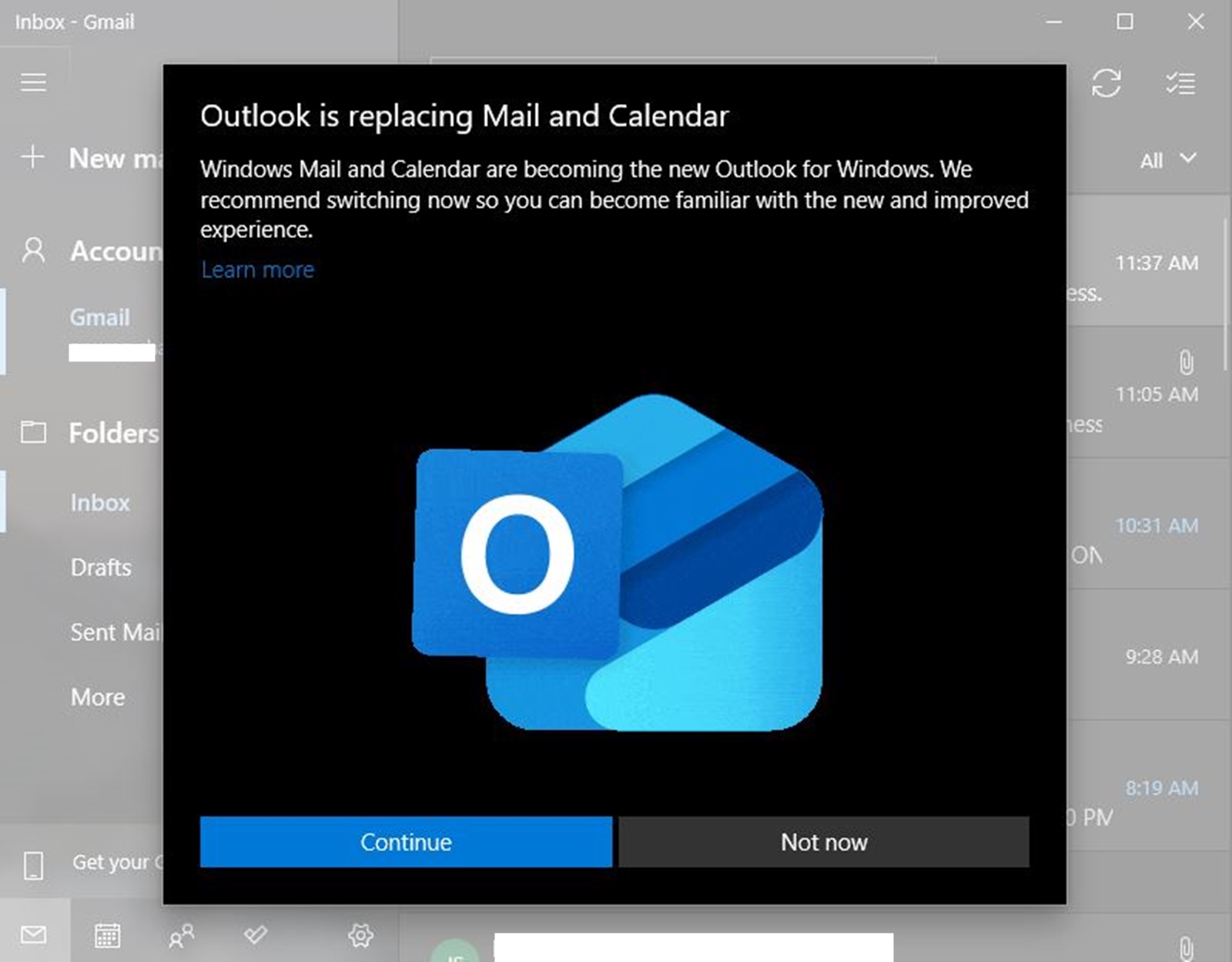 Windows Mail and Calendar