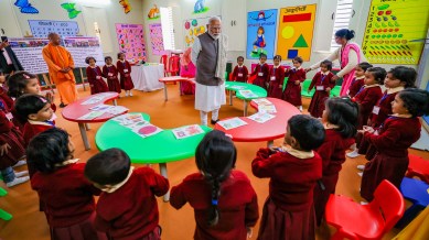 Surat's diamond industry, Surat Diamond Bourse, Narendra Modi, Modi guarantee, indian economy, India $5-trillion economy, indian express news