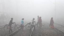 Weather: Winter fog in Patna patna, bihar pollution