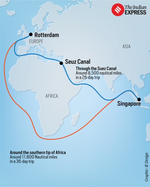 Red Sea attacks, Panama Canal drought: How trouble at two shipping ...