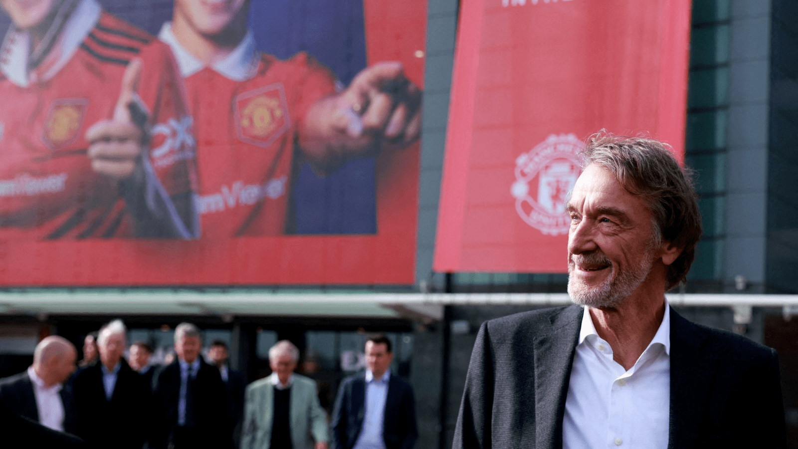 Jim Ratcliffe pictured at Old Trafford. (File)