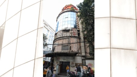Kolkata Roxy Cinema, Roxy Cinema facelift, Kolkata single-screen theatre, Roxy Cinema, West Bengal cultural landscape, Kolkata Municipal Corporation, indian express news