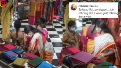 Silk saree heist.