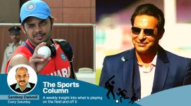 Sreesanth and Wasim Akram