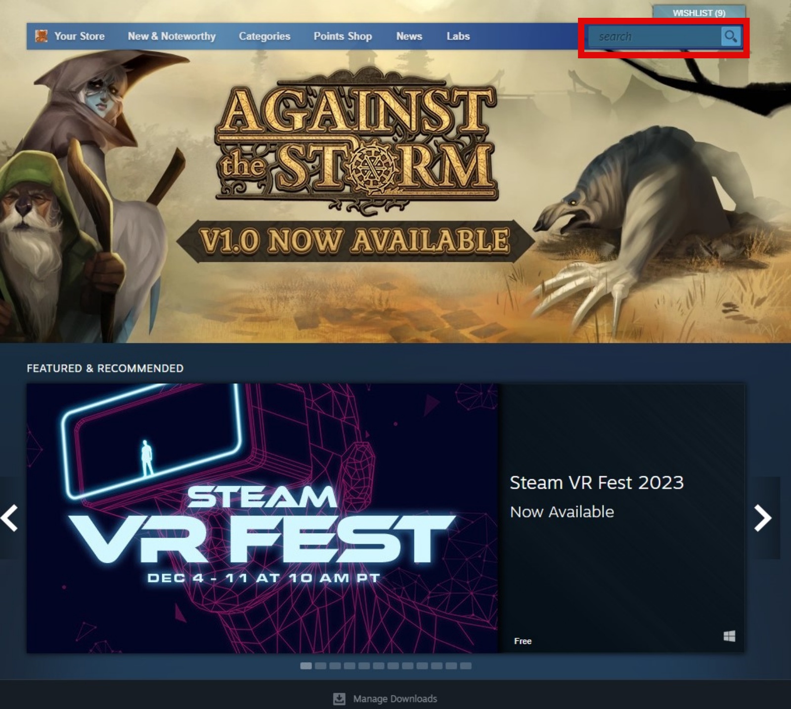 How to search games on Steam