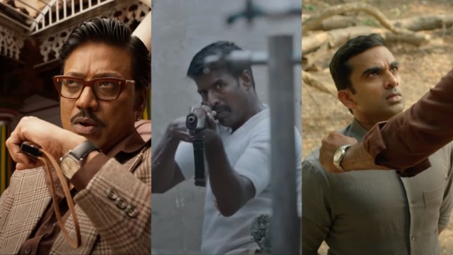 Stills from trailer of Jigarthanda 2, Viduthalai, and Por Thozhil