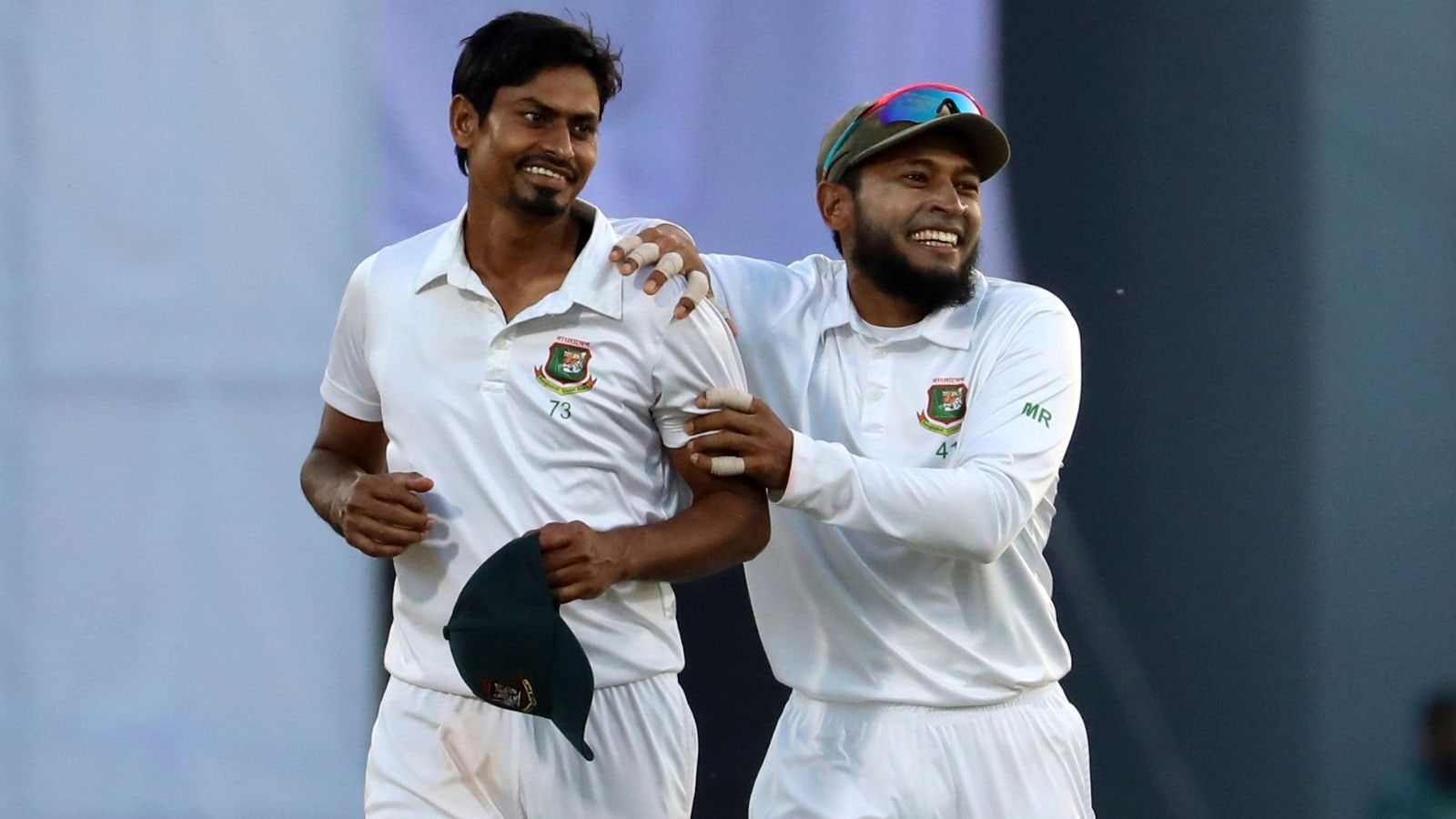 Tajiul Islam spins Bangladesh to their maiden win in Tests at home