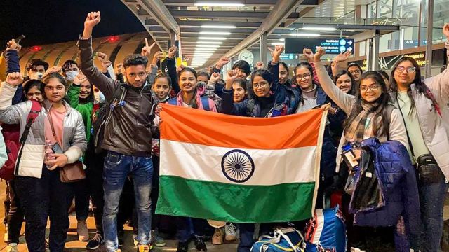 Around 18,282 Indian nationals, predominantly medical students were repatriated by the Government of India under the “Operation Ganga”.