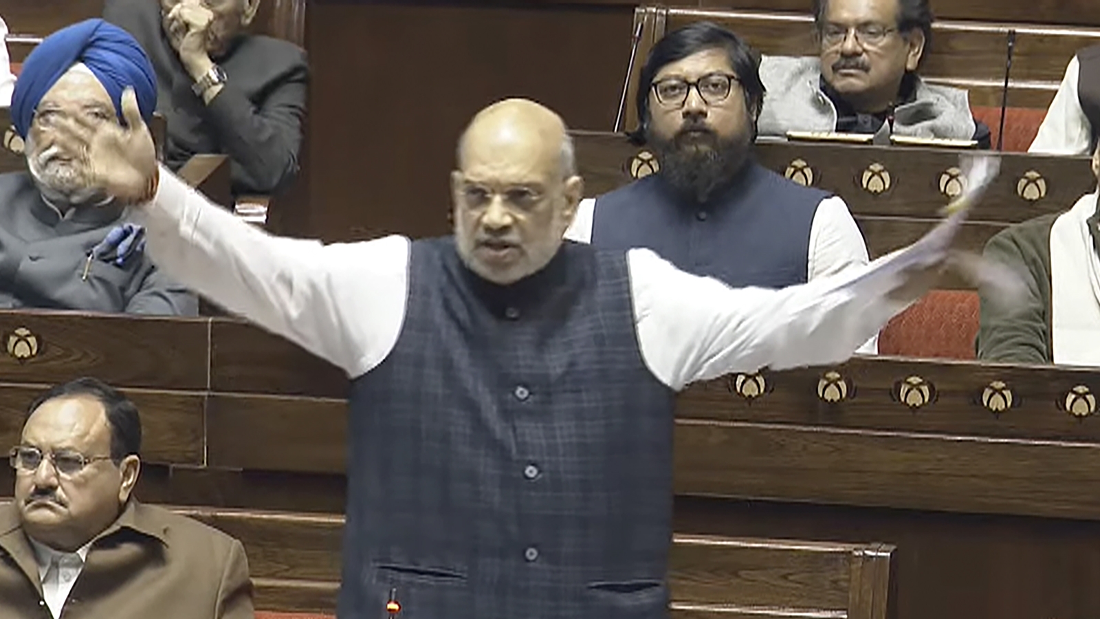 Amit Shah Targets Nehru In Rajya Sabha, Says SC Verdict On Article 370 ...