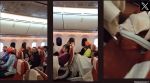 Water leaks through overhead bins on flight