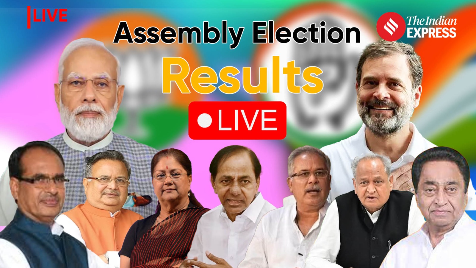 Election results live in postal ballots tight race in rajasthan mp cg ...