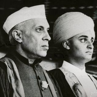 Karan Singh with PM Nehru. Special Arrangement