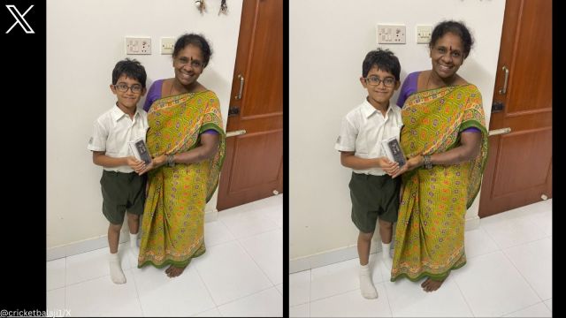 Young boy buys mobile phone for family cook from his earnings from badminton tournaments