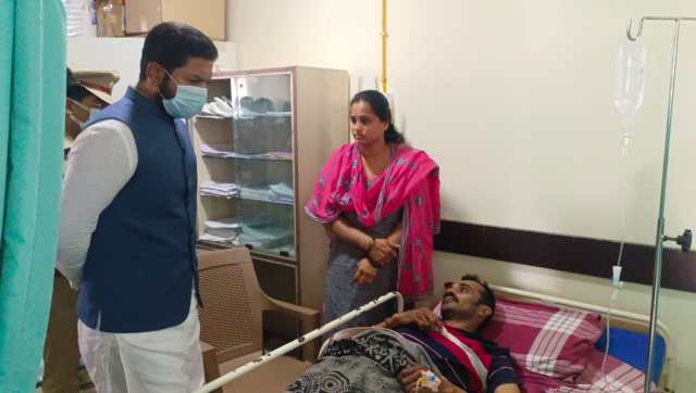 Hoskote MLA Sharath Bache Gowda visited the temple on Monday and later spoke to family members of the patients and the deceased.