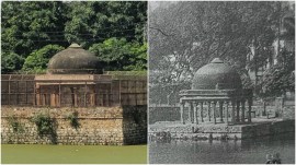 Hauz-i-Shamsi, delhi myriad dynasties, architectural marvels in delhi, Sultan Iltutmish, Hauz-i- Shamsi near Jahaz Mahal, Shamsi Talab, Jal Itihas Utsav, safeguarding water heritage sites, indian express news
