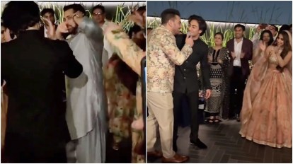 Salman Khan dances to Tiger song, Arhaan joins dad in singing 'Tere Mast  Mast Do Nain': Inside Arbaaz Khan-Shura Khan's wedding | Bollywood News -  The Indian Express