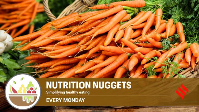 The water content of carrots is between 86 and 95 per cent, making them a filling food that doesn’t increase the total caloric load.