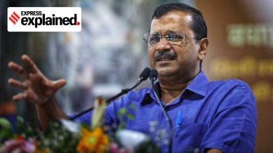 Delhi Chief Minister Arvind Kejriwal and Saurabh Bhardwaj inaugurate Road from Khirki to Panchasheel in New Delhi on Thursday, September 21, 2023. Express photo by Abhinav Saha *** Local Caption *** Delhi Chief Minister Arvind Kejriwal and Saurabh Bhardwaj inaugurate Road from Khirki to Panchasheel in New Delhi on Thursday, September 21, 2023.