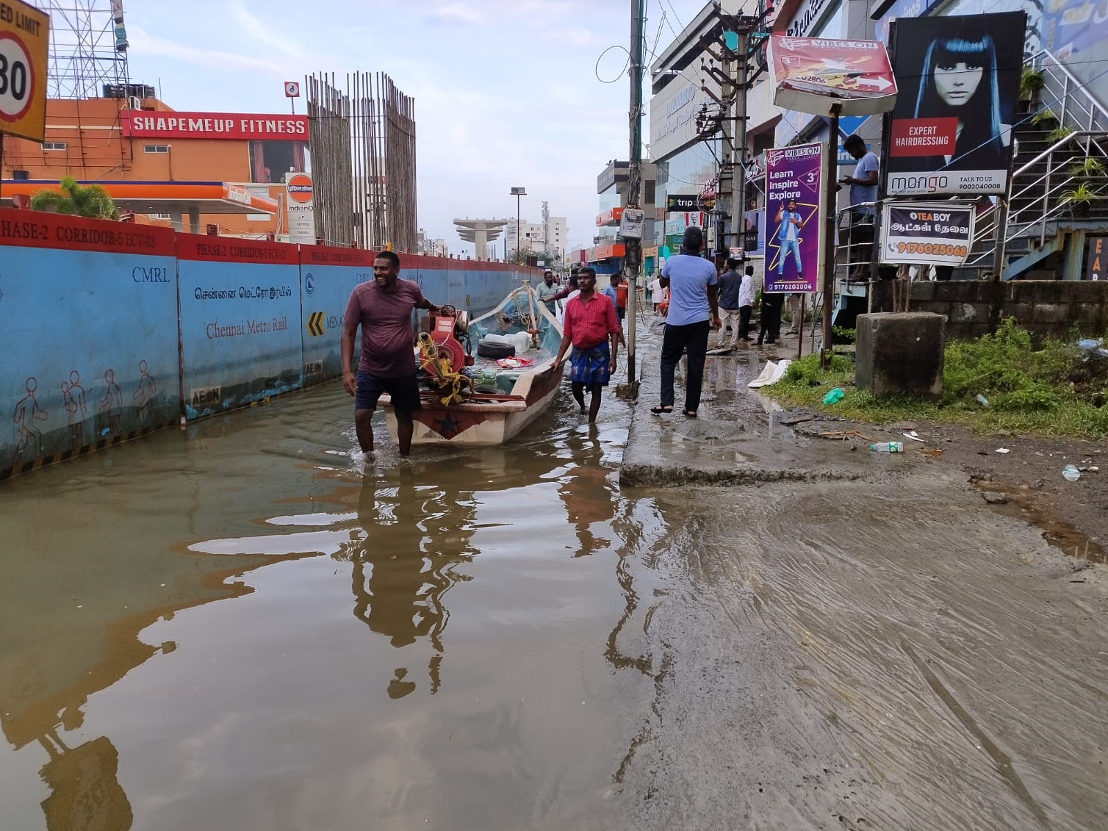 Unsung heroes Boatmen who saved lives after Cyclone Michaung flooded