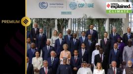 World leaders and other officials pose for a photo during the United Nations Climate Change Conference (COP28) in Dubai, United Arab Emirates, December 1, 2023. (Reuters)