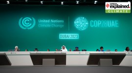 COP28, COP28 takeaway, COP28 dubai, COP28 dubai declaration, India at COP, COP28 climate meeting, india cop commitments, India and climate action, express explained, indian express