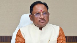 Vishnu Deo Sai chairs a meeting with secretary-level officers of various departments