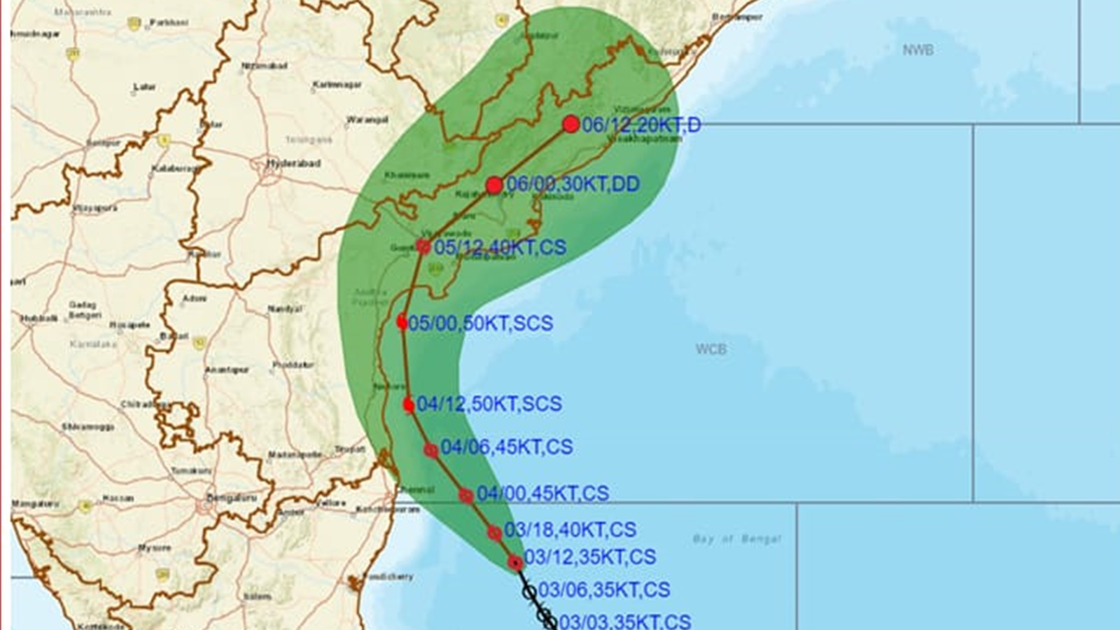 Cyclone Michaung Live Updates: Heavy rainfall expected over Odisha; to cross South Andhra coast on December 5 | Hyderabad News