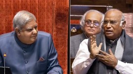 Kharge Dhankhar Parliament suspension MP