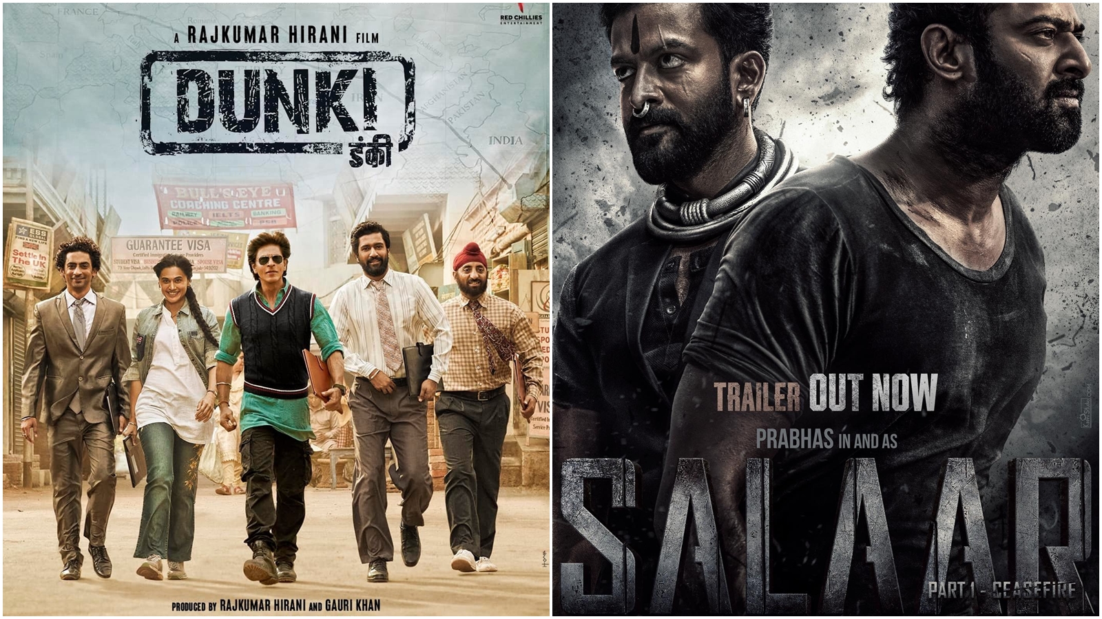 Dunki vs Salaar advance box office: Shah Rukh Khan's comedy drama has clear  upper-hand over Prabhas' epic actioner, leads by over Rs 1 crore |  Bollywood News - The Indian Express