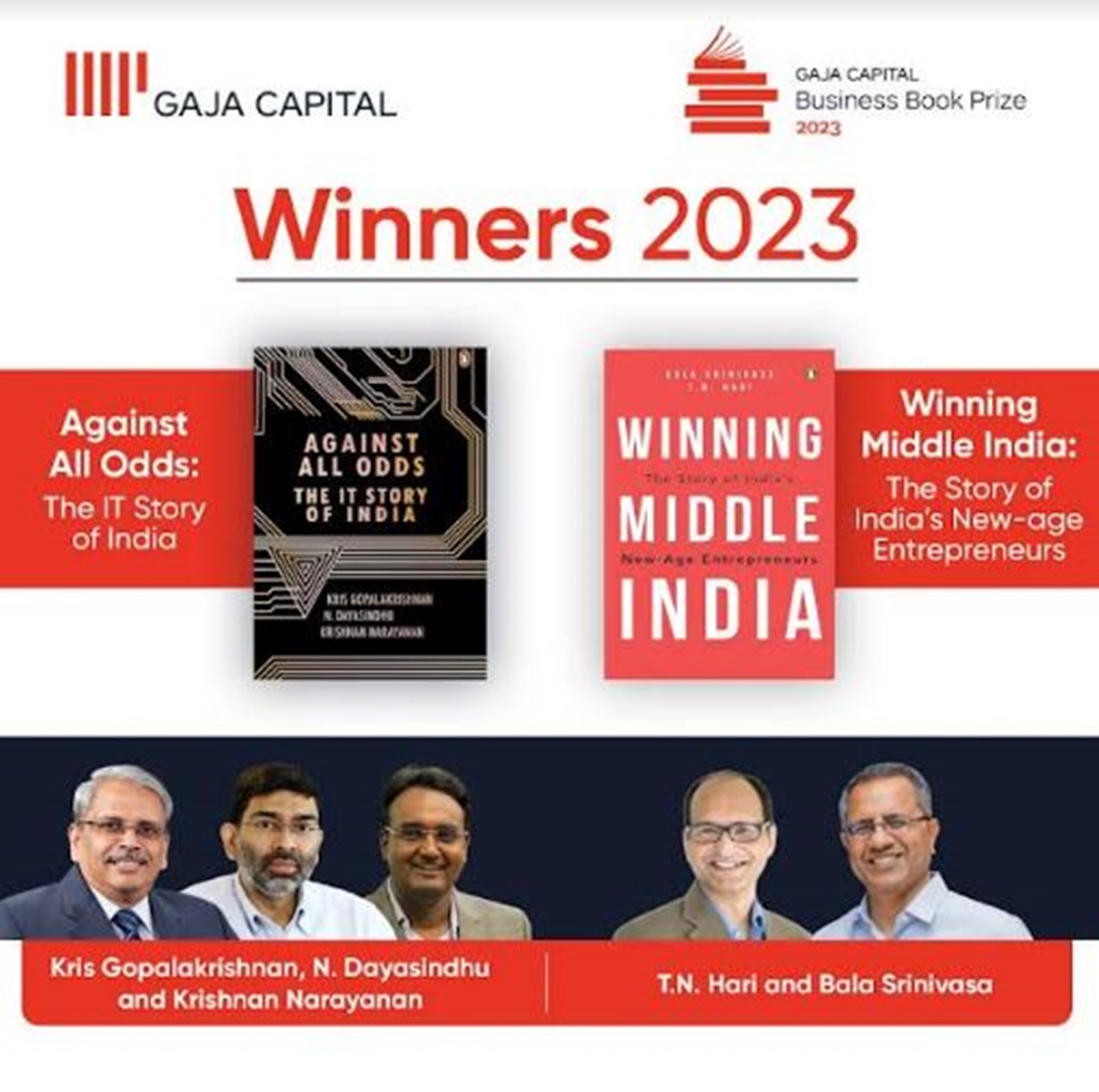 gaja capital business book prize 2023