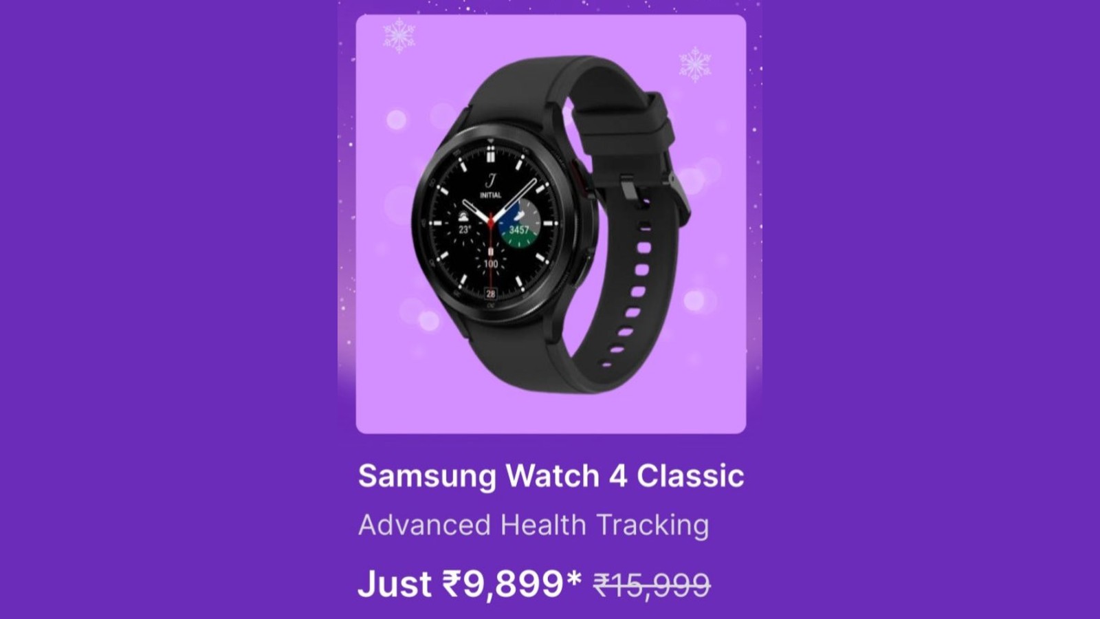 Samsung Galaxy Watch 4 Classic drops to under Rs 10K on Flipkart: Best  smartwatch deal right now