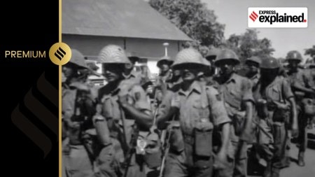 Indian troops in Goa.