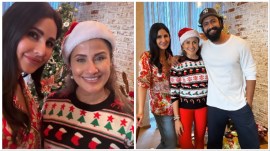 Katrina Kaif and Vicky Kaushal celebrated Christmas with fitness instructor Yasmin Karachiwala