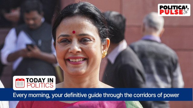 mahua moitra, today in politics