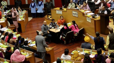 AI-based parking, next years MCD budget, AI-based parking facilities, tax incentives for educational institutions, MCD Commissioner Gyanesh Bharti, highest revenue in Corporation’s history, property tax, indian express news