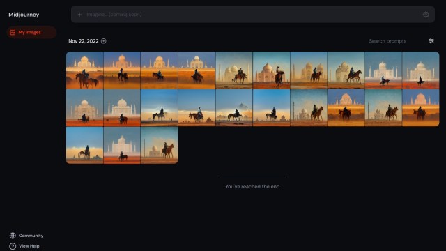 midjourney website featured