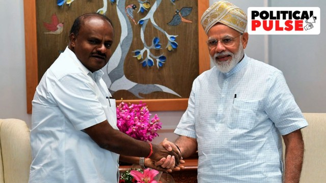 pm modi, kumaraswamy, political pulse, indian express