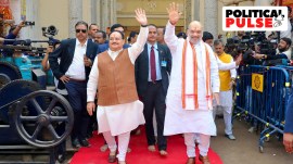 JP Nadda Amit Shah Gujarat West Bengal