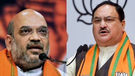 Amit Shah in Bengal, West Bengal BJP meet, jp Nadda, Lok Sabha poll strategy, Lok Sabha elections 2024, Bengal BJP leaders, indian express news