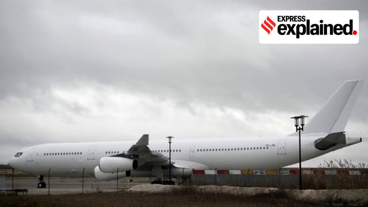 The plane which was on its way to Nicaragua from UAE at the Vatry airport in eastern France on Saturday.