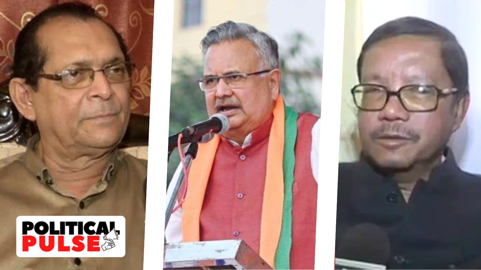 Besides Raman Singh (centre), Francisco Sardinha (left) and Donkupar Roy are among the ex-CMs who have assuming the Speaker’s office in their state. (Photos via their Facebook pages, ANI)